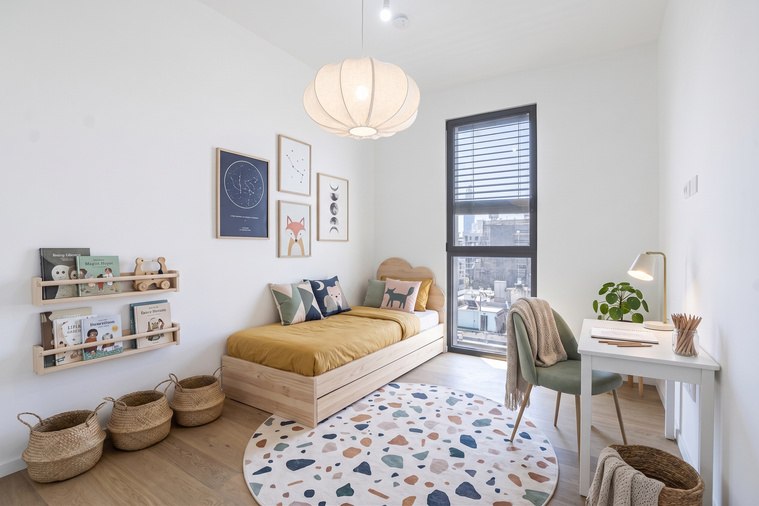 Concept render of a second children's bedroom