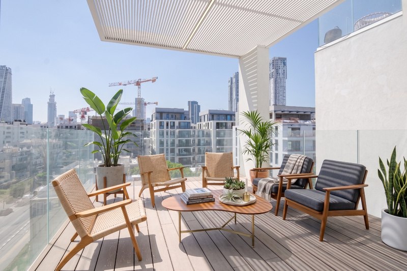 Concept render of the terrace lounge